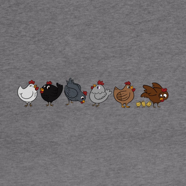 A Bunch of Cute Chickens by rmcbuckeye